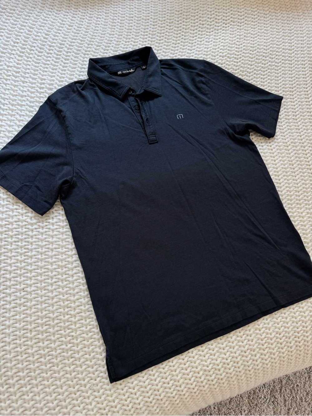 Travis Mathew Men's Navy Short Sleeve Polo